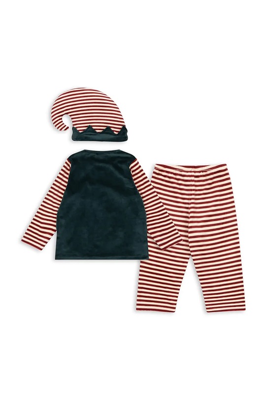 Chłopiec Konges Sløjd komplet dziecięcy CHRISTMAS ELF COSTUME GRS KS104256.9BYA zielony