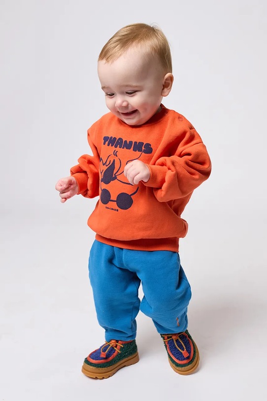 Bobo Choses dres niemowlęcy bawełniany Rolling Dog 225FB003