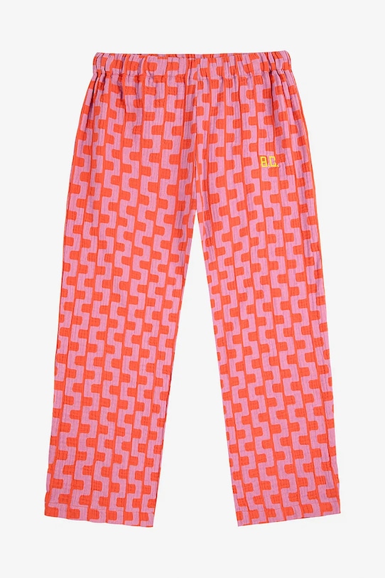 Bobo Choses komplet bawełniany dziecięcy Color Chain czerwony 225FC016