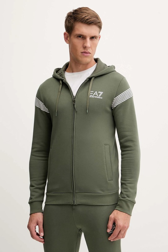 EA7 Emporio Armani tuta da ginnastica AF10377.7M000967 verde AW25