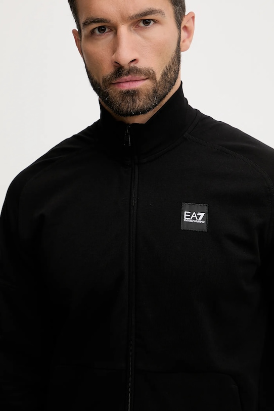 EA7 Emporio Armani dres bawełniany AF13512.7M000907 czarny