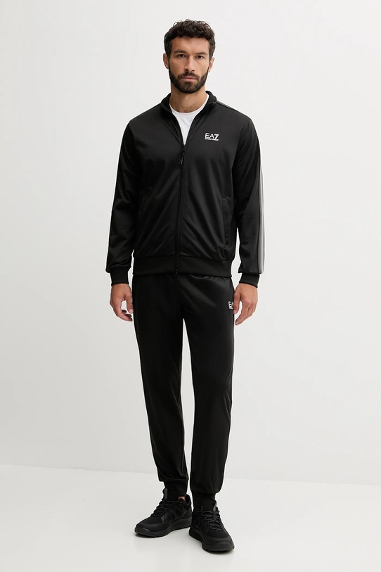 EA7 Emporio Armani dres nadruk czarny AF12449.7M000970