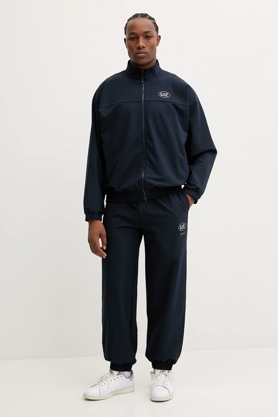 EA7 Emporio Armani dres z elastanem granatowy AF13555.7M000836