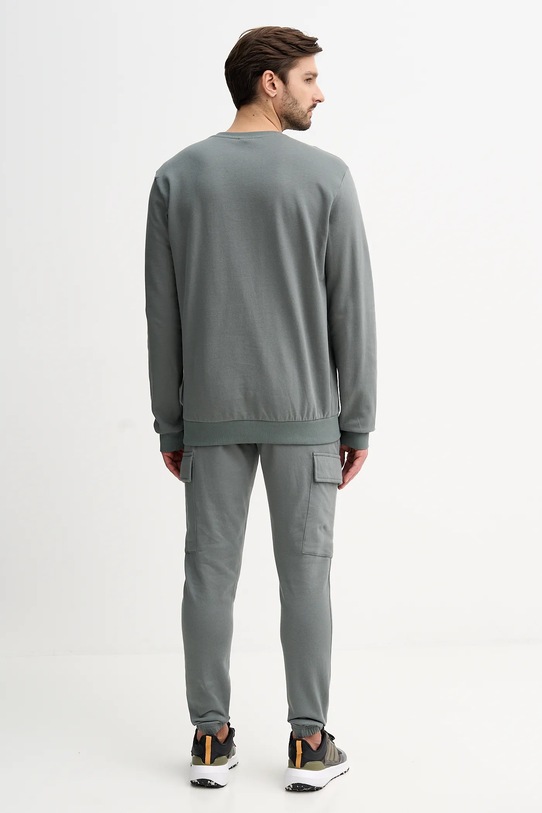 Pamučna trenirka Fila FPW1226 siva AW25