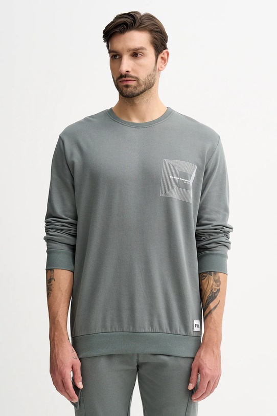 Odzież Fila dres bawełniany FPW1226 zielony