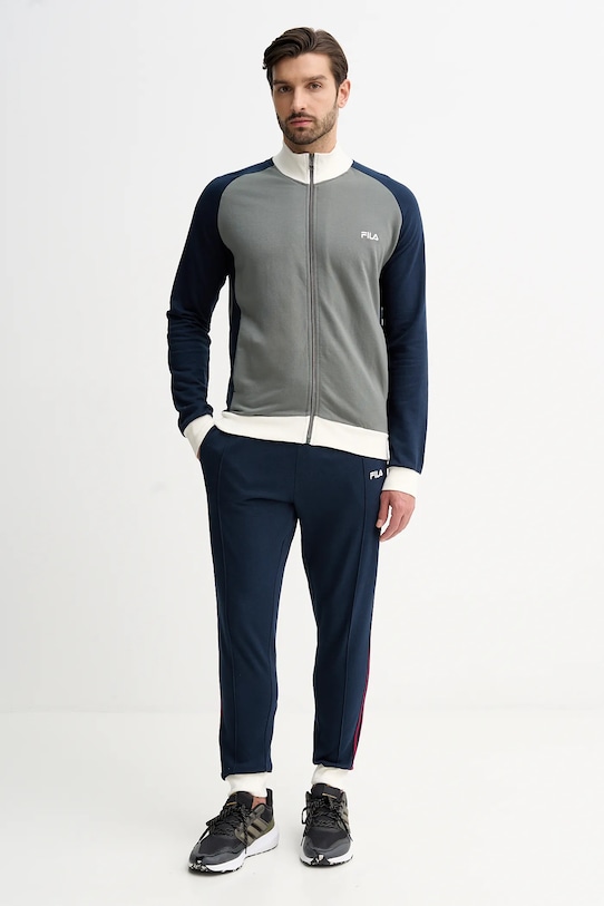 Fila dres bawełniany wzorzyste zielony FPW1227