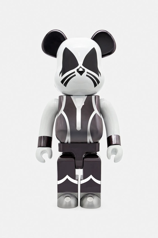 Medicom Toy decorative figurine Be@rbrick KISS Catman Chrome Ver. 1000% gray KISS.Catman.1000
