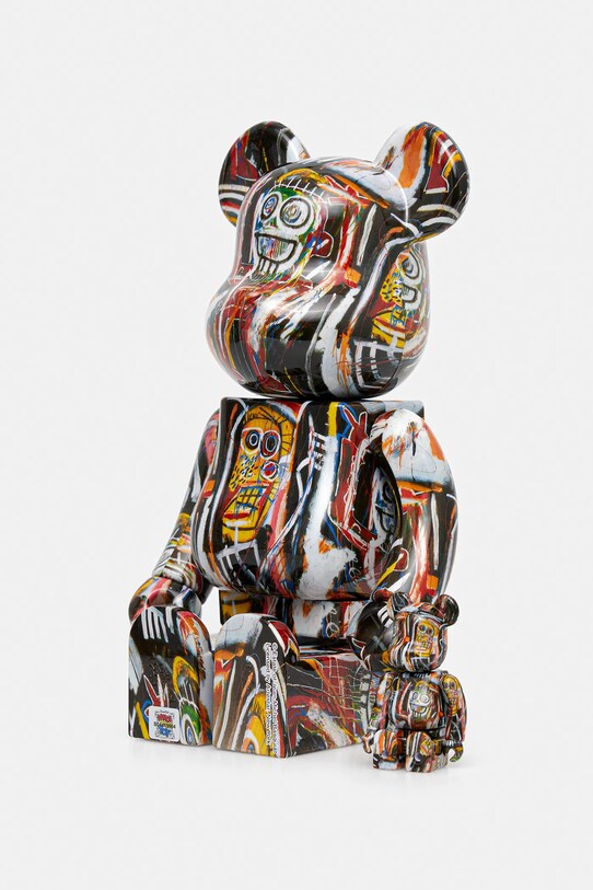 Accesorii Medicom Toy figurină decorativă Be@rbrick Jean-Michel Basquiat 100% & 400% Jean.Michel.100.400 negru