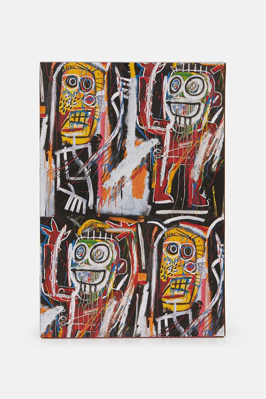 Medicom Toy figurină decorativă Be@rbrick Jean-Michel Basquiat 100% & 400% negru Jean.Michel.100.400