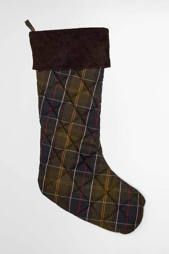 Barbour skarpeta świąteczna Christmas Stocking UAC0277 zielony AW25