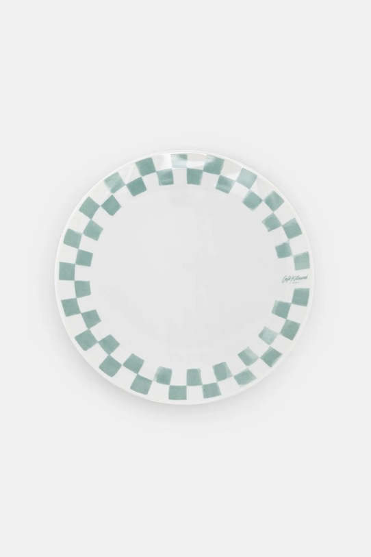 Tanjur Café Kitsuné Checkerboard Porcelain Desert Plate bijela PU08102O0010