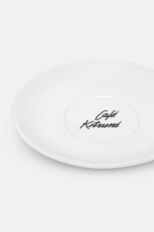 Šalica za kavu s tanjurićem Café Kitsuné Cup & Saucer CKJU08103O0010 bijela AW25