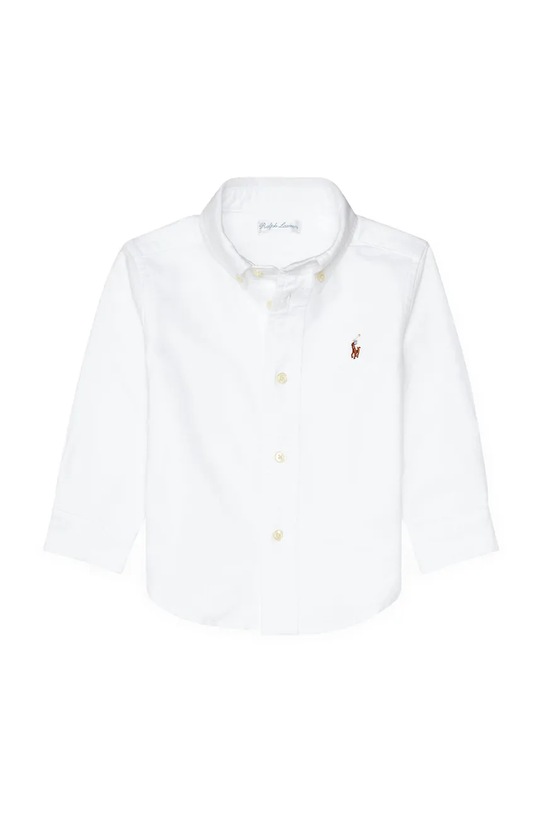 Polo Ralph Lauren koszula bawełniana niemowlęca bawełna biały 320677133001