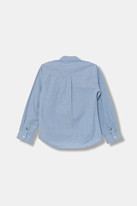 Dětská košile Tommy Hilfiger KB0KB10192.122.9BYA modrá AW25