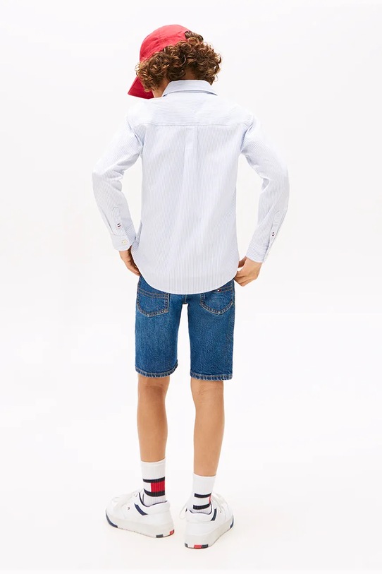 Tommy Hilfiger koszula dziecięca niebieski KB0KB09605.9BYA