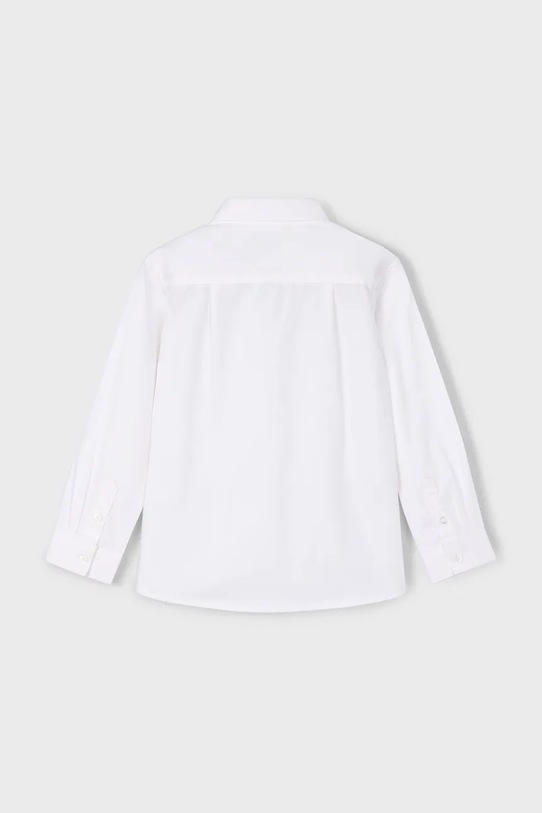 Mayoral cămașă de bumbac pentru copii 146.5A.Mini.9BYA alb AW25