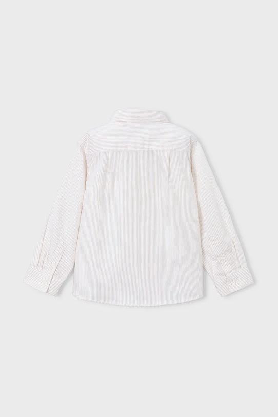 Mayoral cămașă de bumbac pentru copii 146.5A.Mini.9BYA bej AW25