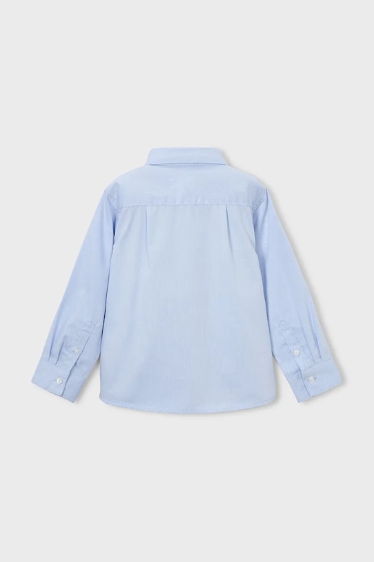 Mayoral cămașă de bumbac pentru copii 146.5A.Mini.9BYA albastru AW25