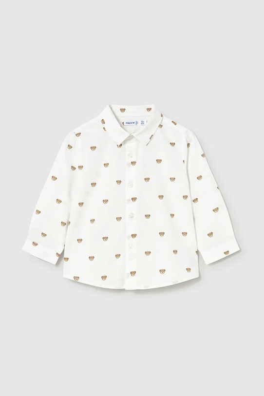 Mayoral cămașă bebe lung alb 2107.3A.Baby.9BYA