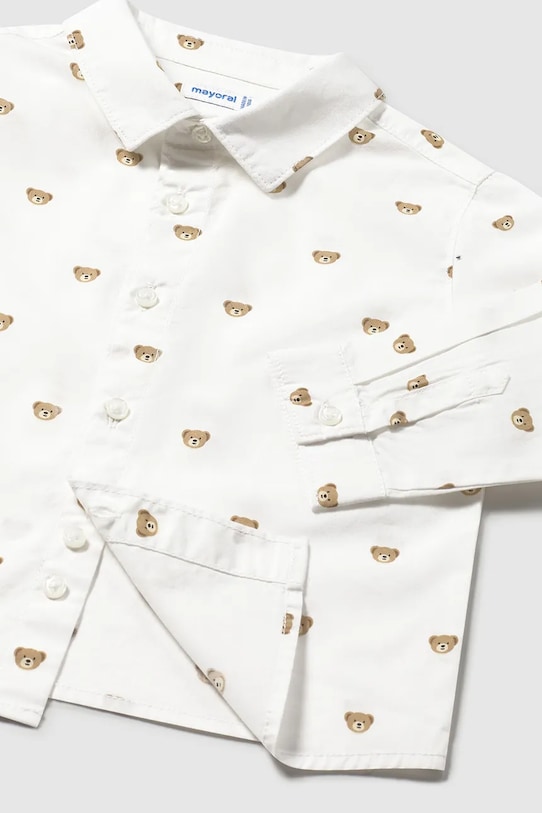 Băieți Mayoral cămașă bebe 2107.3A.Baby.9BYA alb