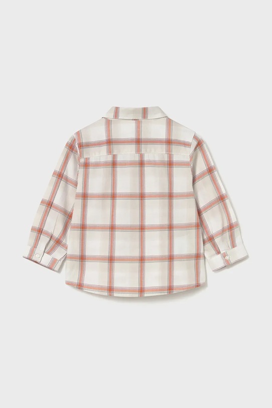 Mayoral koszula bawełniana dziecięca 2109.3B.Baby.9BYA pomarańczowy AW25