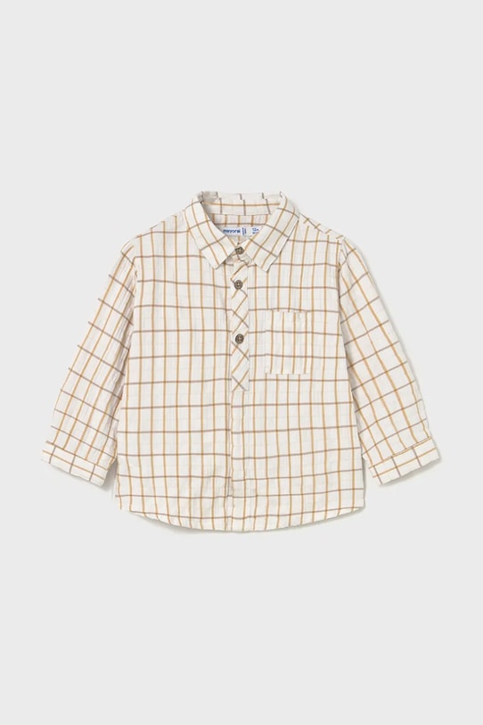 Kojenecká košile Mayoral 2110.3C.Baby.9BYA bílá AW25