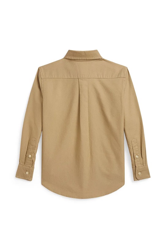 Dječja pamučna košulja Polo Ralph Lauren 322858909022 bež AW25