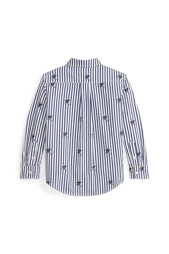 Dječja pamučna košulja Polo Ralph Lauren 322979326001 mornarsko plava AW25