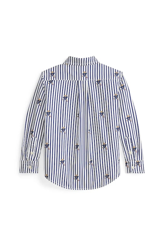 Polo Ralph Lauren koszula bawełniana dziecięca 322979326001 granatowy AW25
