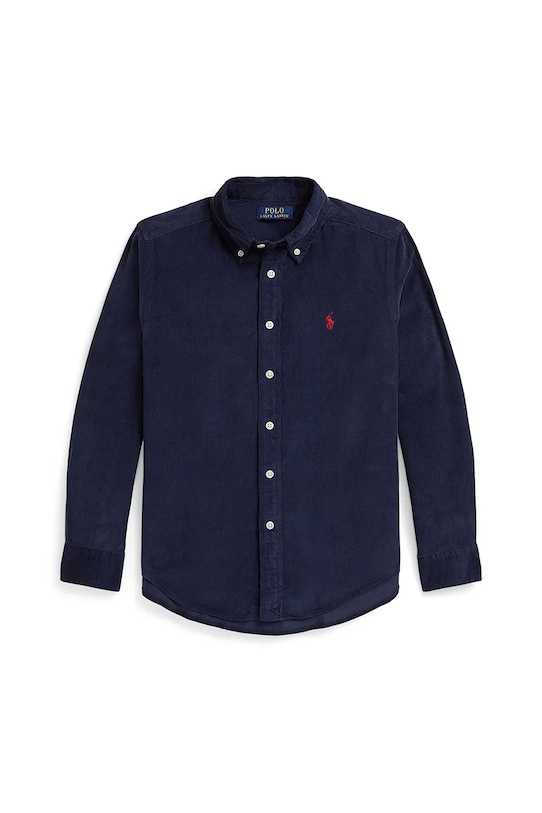 Polo Ralph Lauren koszula bawełniana dziecięca bawełna granatowy 323878888500