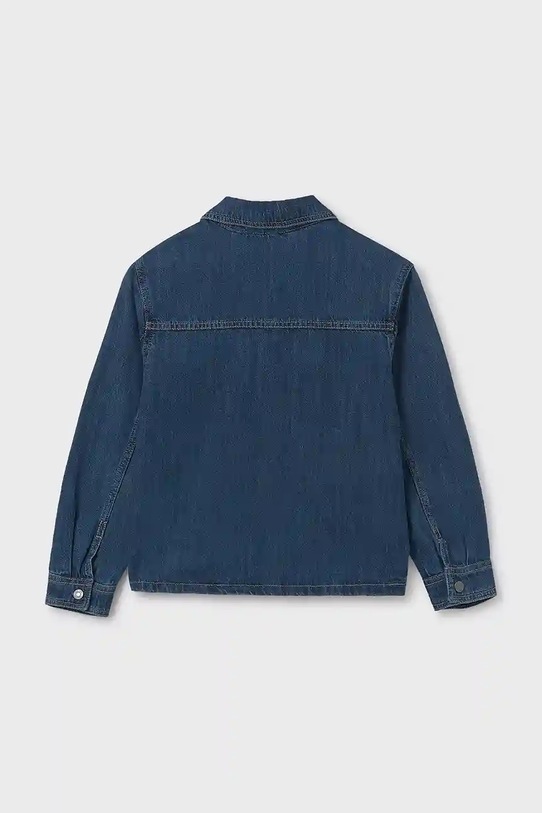 Băieți Mayoral cămașă din denim pentru copii 7105.7A.Junior.9BYA albastru