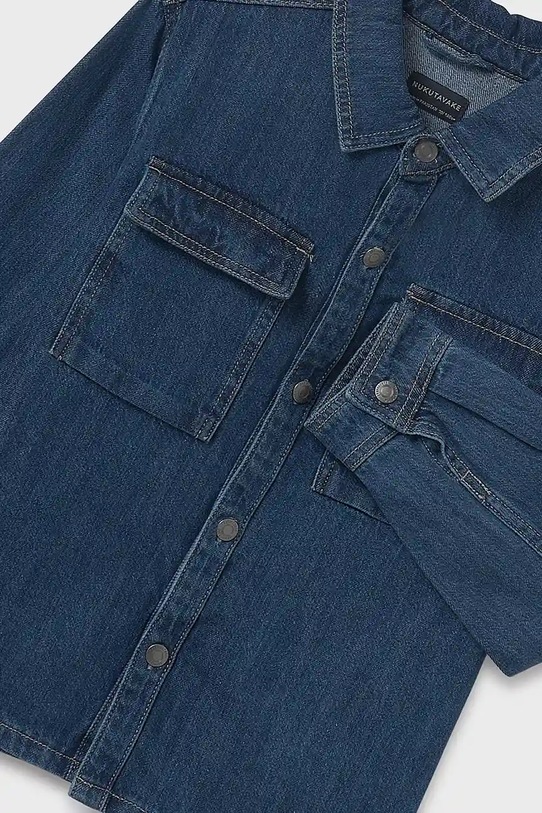 Mayoral cămașă din denim pentru copii albastru 7105.7A.Junior.9BYA
