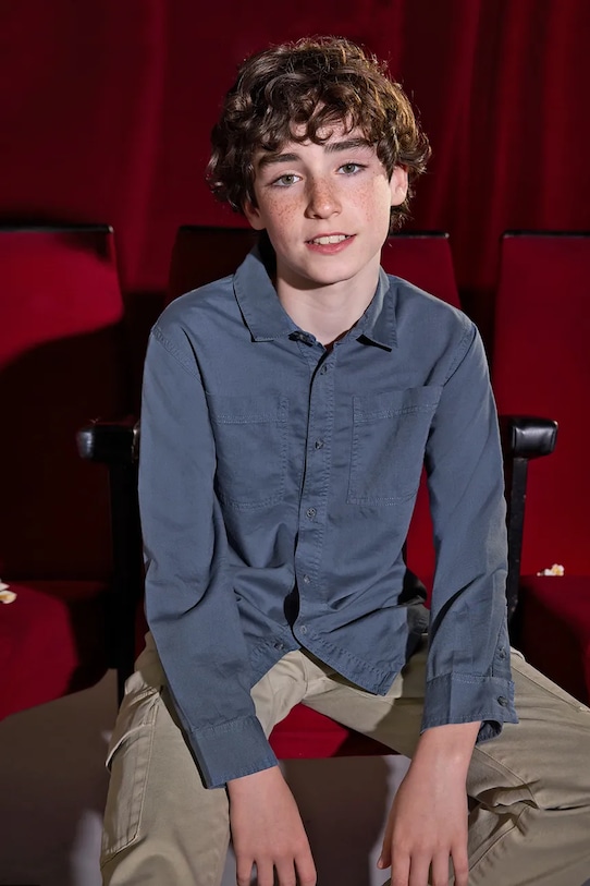 Дитяча сорочка Mayoral casual блакитний 7109.7D.Junior.9BYA