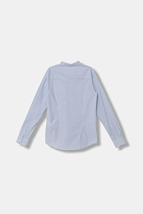 Emporio Armani camicia di cotone per bambini EB000625.AF16580 blu AW25