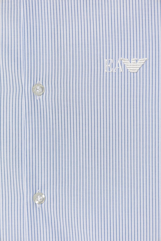 Băieți Emporio Armani cămașă de bumbac pentru copii EB000625.AF16580 albastru