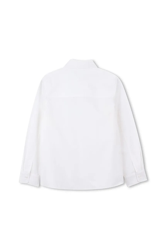 Băieți Karl Lagerfeld cămașă de bumbac pentru copii Z30626.114.150 alb