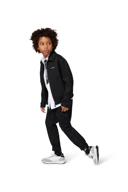 Karl Lagerfeld camicia di cotone per bambini Z30626.114.150 bianco