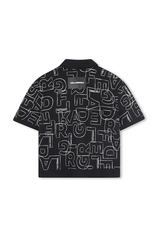Dječaci Dječja košulja Karl Lagerfeld Z31036.162.174 crna