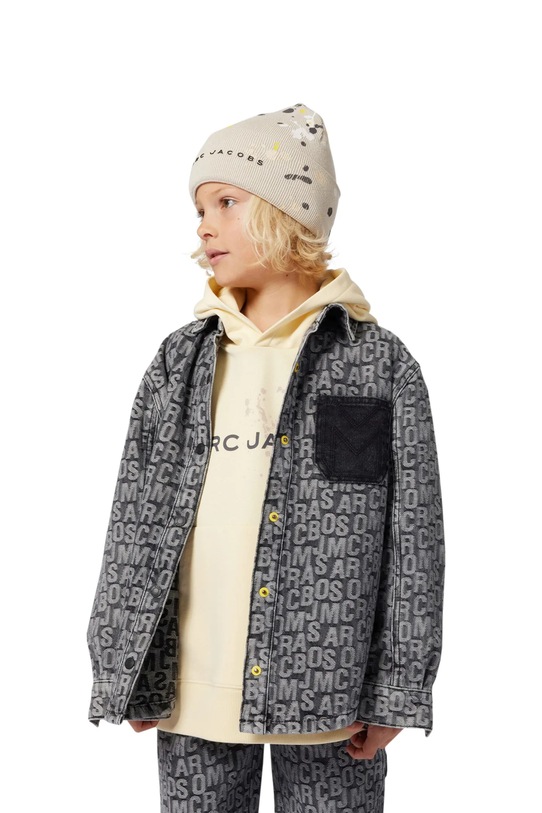 Dječja pamučna košulja Marc Jacobs casual crna W60633.114.150
