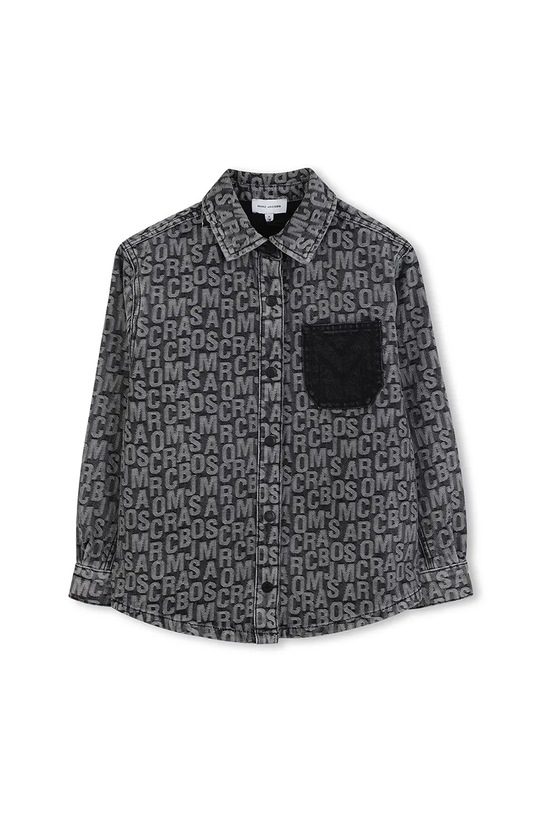Dječja pamučna košulja Marc Jacobs W60633.114.150 crna AW25