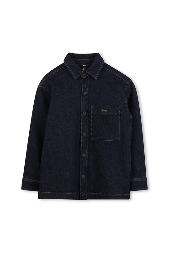 Παιδικό πουκάμισο BOSS J52316.162.174 μπλε AW25
