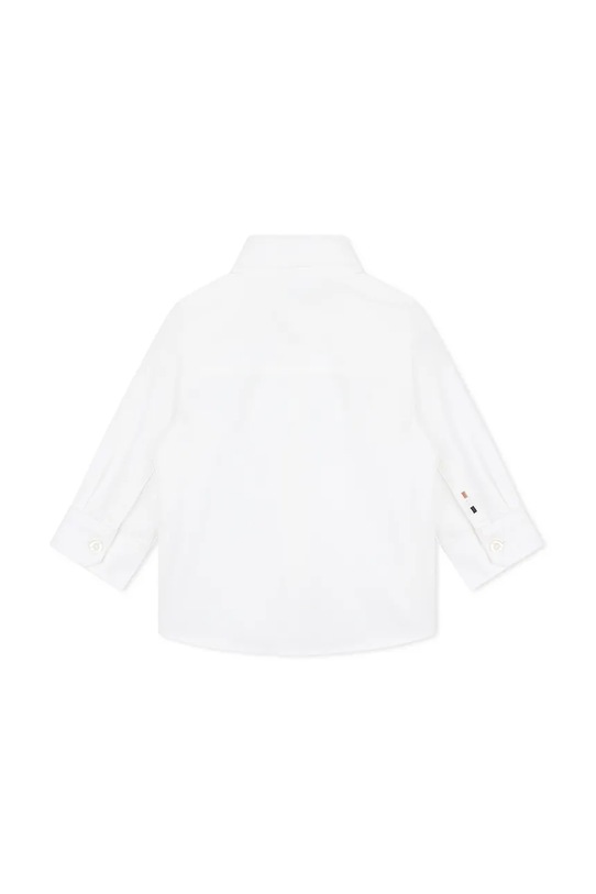 BOSS cămașă din bumbac pentru bebeluși J52681.71.81 alb AW25