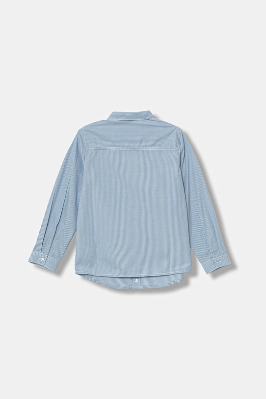 Παιδικό βαμβακερό πουκάμισο United Colors of Benetton 54AZGQ00J.P.Reprop.9BYA μπλε AW25