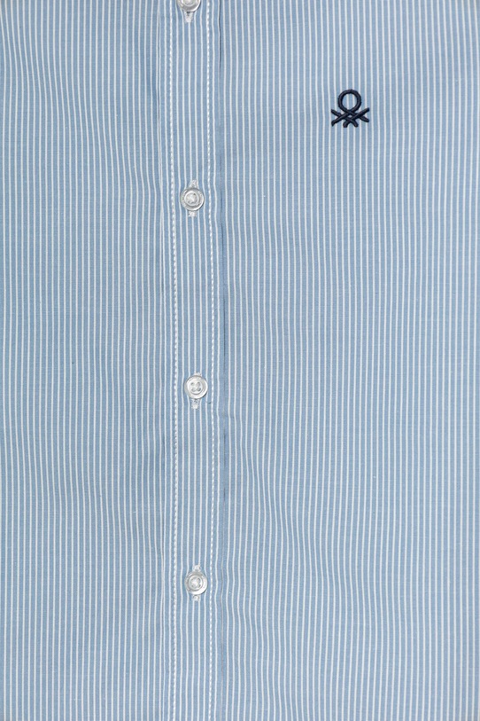 Αγορίστικα Παιδικό βαμβακερό πουκάμισο United Colors of Benetton 54AZGQ00J.P.Reprop.9BYA μπλε