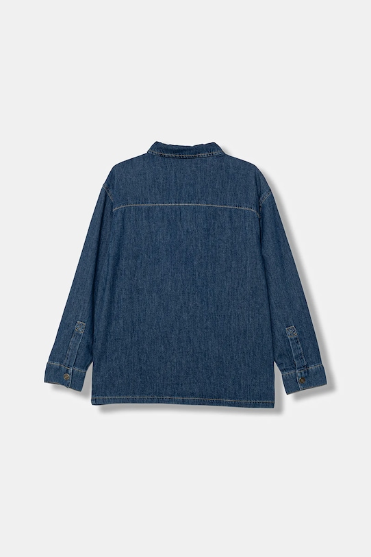 Παιδικό τζιν πουκάμισο United Colors of Benetton 5AD6CQ04C.G.seasonal μπλε AW25