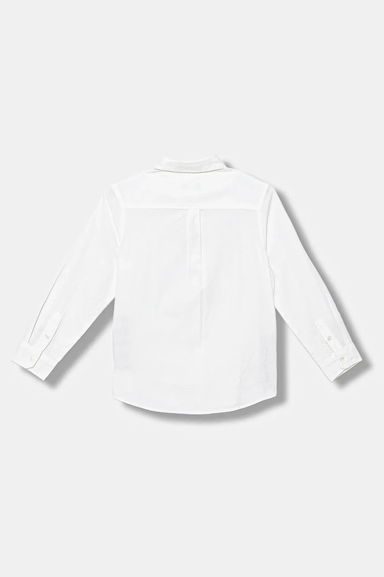 United Colors of Benetton koszula bawełniana dziecięca 5DGXCQ00T.G.Reprop.9BYA biały AW25