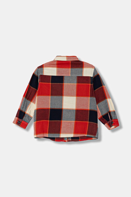 United Colors of Benetton koszula bawełniana dziecięca 5LQHGQ02S.P.seasonal czerwony AW25