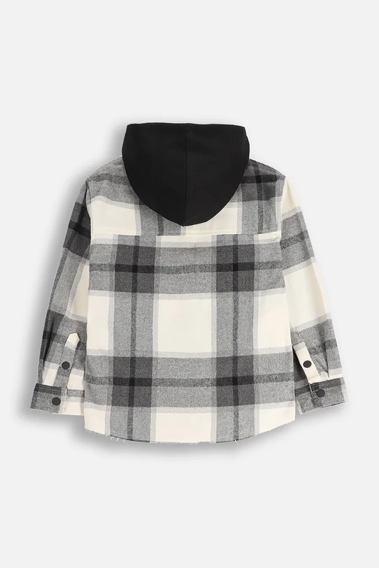 Coccodrillo koszula bawełniana dziecięca ZC5136401XBJ szary AW25