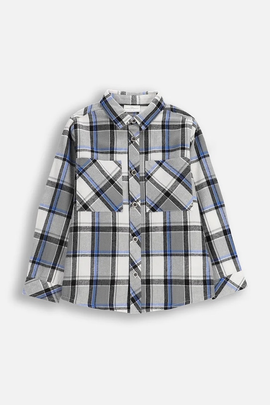 Coccodrillo cămașă de bumbac pentru copii lung gri ZC5136101CBK