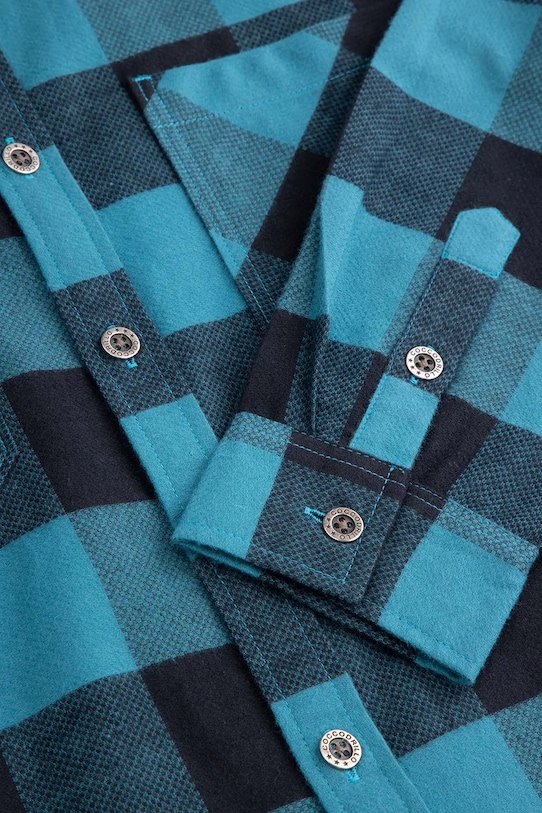 Coccodrillo cămașă de bumbac pentru copii turcoaz ZC5136101CBJ